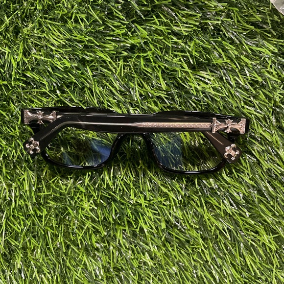 Chrome Hearts Vagillionaire Glasses Transparent S Frame (Lens Anti Blue) - Picture 2 of 4